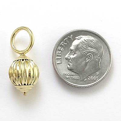 14k Gold Earring Charms 14k Gold Filled Beads