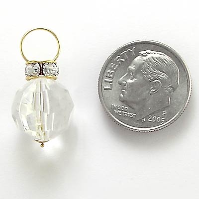 14k Gold Swarovski Charms