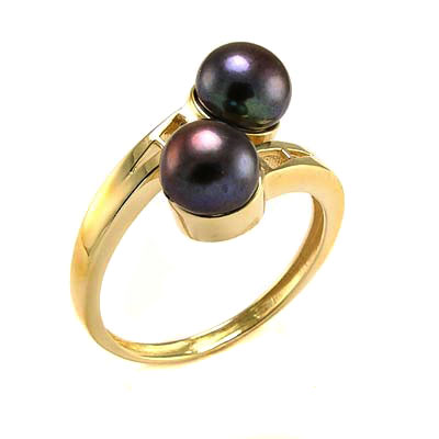 14k Yellow Gold Pearl Ring