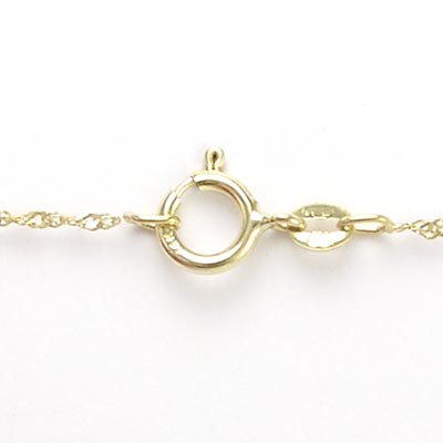 Natural Aquamarine Pendant Necklace 14k Gold