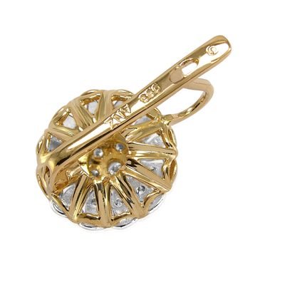 Russian Style Diamond Earrings Jewelry 585