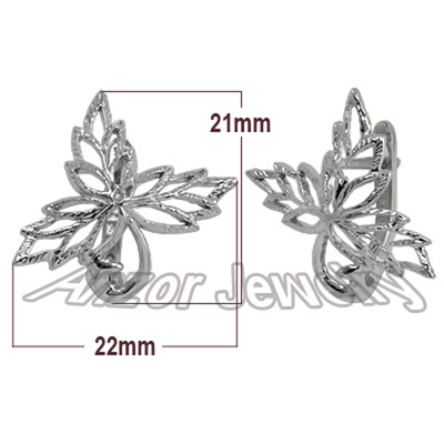 14k Solid Gold Design Earrings