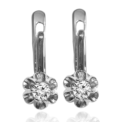 European Style Diamond Earrings  585
