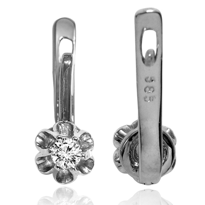 European Style Diamond Earrings  585