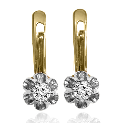 European Style Diamond Earrings  585