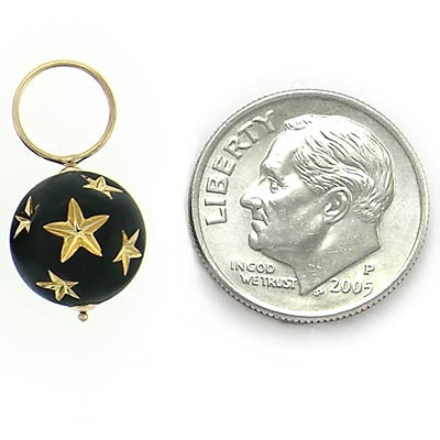 14k Gold Star Bead Charms