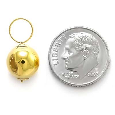 14k Gold Loops. and Goldfield Bead Earring Charms