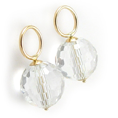 14k Solid Gold Earring Charms