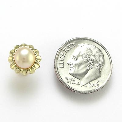 14k Yellow Gold Sunflower Earrings