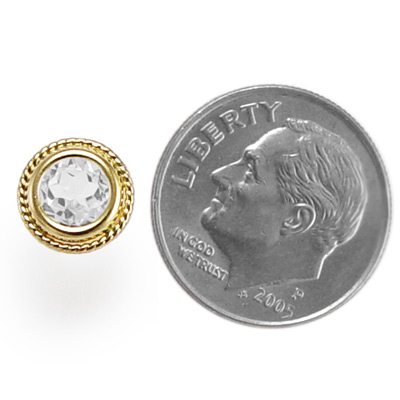 14k Yellow Gold Lab Grown Diamond Stud Earrings