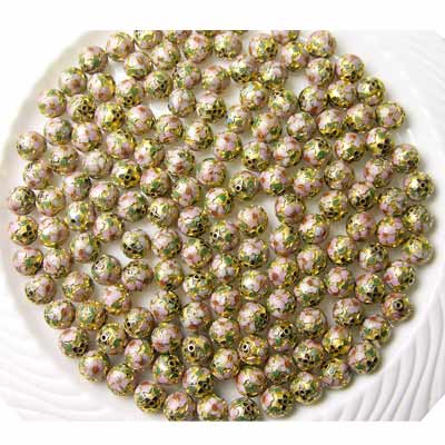 Lot 50 Cloisonne Enamel Beads