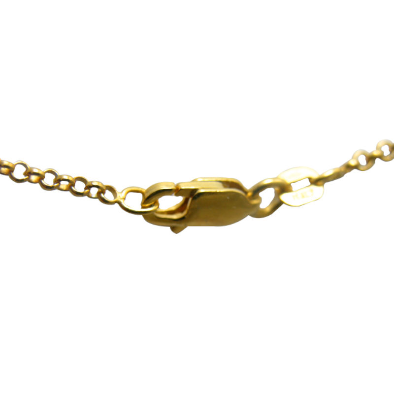 14k Gold Butterfly Ruby and Diamond Necklace