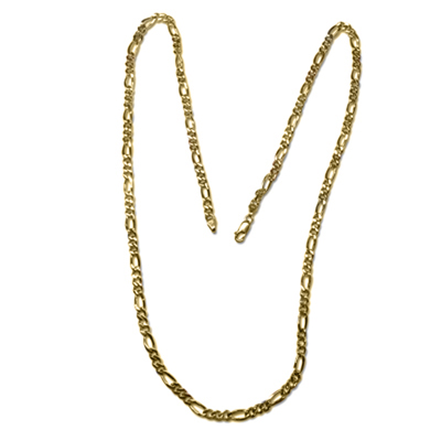 14k Gold Figaro Chain Necklace