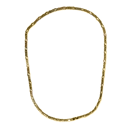 14k Gold Figaro Chain Necklace