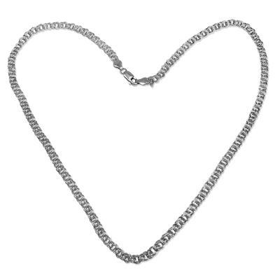 Sterling Silver White Chain Necklace
