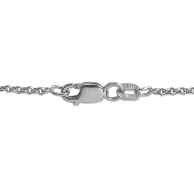 Platinum Jewish Star of David Pendant with Chain