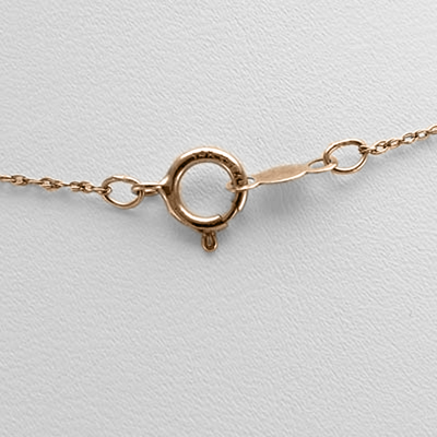 14k Gold Heart X O Shaped Necklace with GOLD Chain
