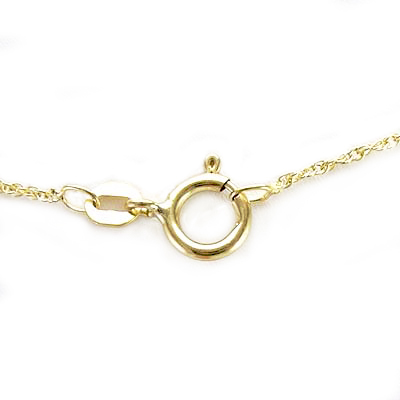14k Gold 7 Talisman Good Luck Pendant