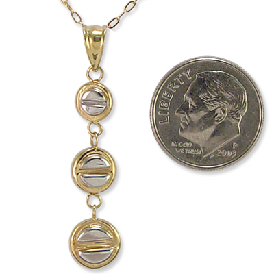 14K Gold Design Pendant