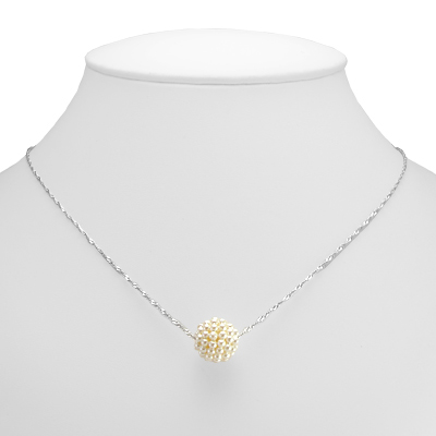14k Gold Pearl Necklace