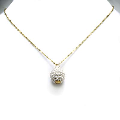 14k Gold Pearl Pendant