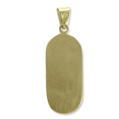 10k Yellow Gold 7 Lucky Tokens Charm Pendant