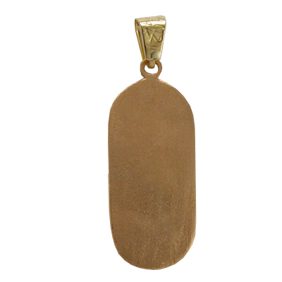 14k Rose Gold 7 Talisman Good Luck Pendant