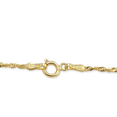 14k Yellow Gold Turquoise Necklace