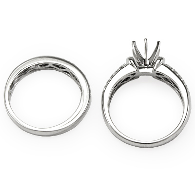 18k Gold Diamond Engagement Ring