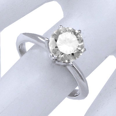 Knife Edge Engagement Setting Ring in 14k