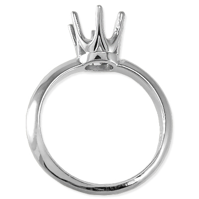 Knife Edge Engagement Ring Setting 14k