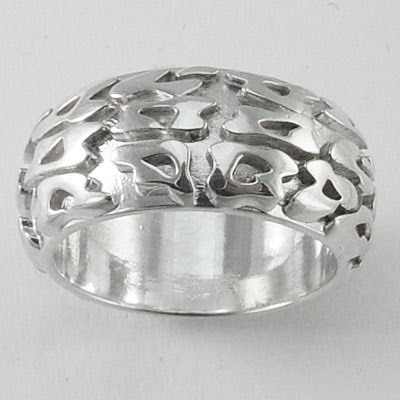 14k Gold Celtic Knot Band Ring