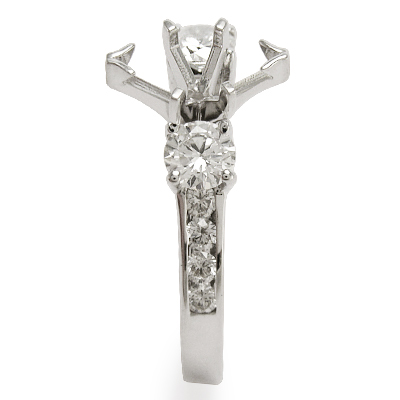 Semi Mount Diamond Engagement Ring 18k