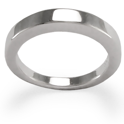 Platinum Plain Wedding Band 950 (95%)