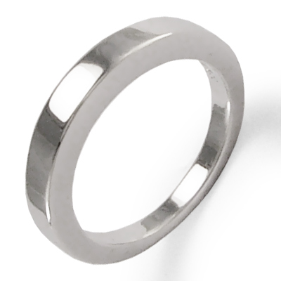Platinum Plain Wedding Band 950 (95%)