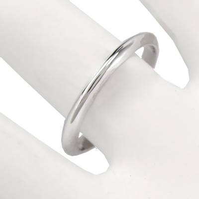 950 Platinum Knife Edge Plain Wedding Band