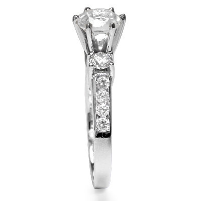 14k Gold Topaz Diamond  engagement ring