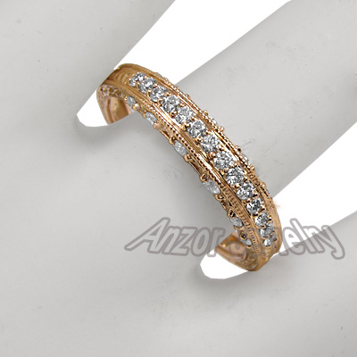 Pave-Set Diamond Wedding Ring in 14k Rose Gold
