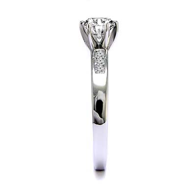 14k White Gold Diamond Ring