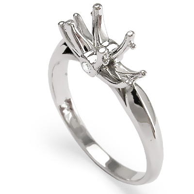 950 Platinum Diamonds Engagement Setting Ring