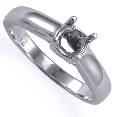 950 Platinum Trellis Engagement Ring Setting