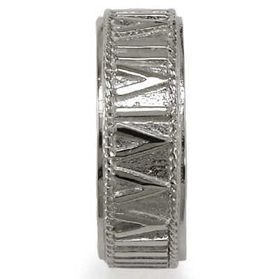 14k Roman Design Solid Gold Ring