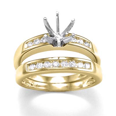 14k Gold Diamond Engagement Ring