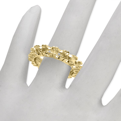 14k Yellow Gold Band Setting RING
