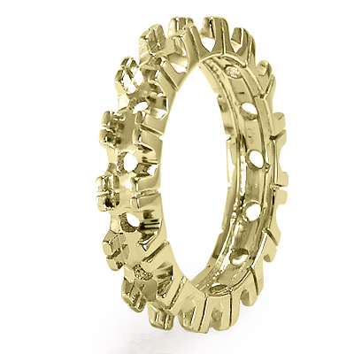 18k Yellow Gold Band Setting