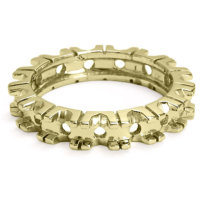 18k Yellow Gold Band Setting