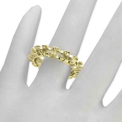 18k Yellow Gold Band Setting