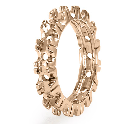 14k Rose Gold Band Setting RING