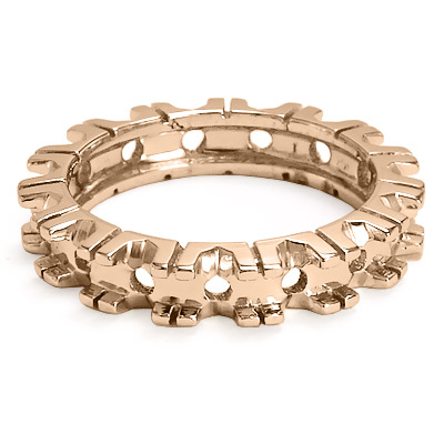 14k Rose Gold Band Setting RING