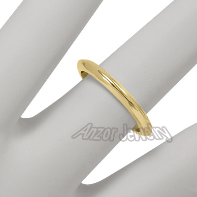 14k Gold Plain Wedding Band
